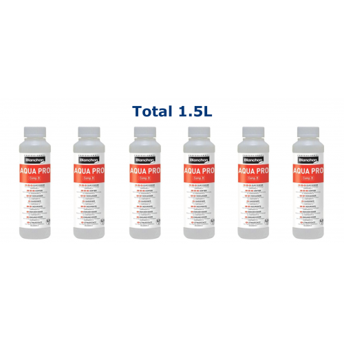 Blanchon Aqua Pro Hardener  1.5 ltr (six 0.25ltr can) 01790008